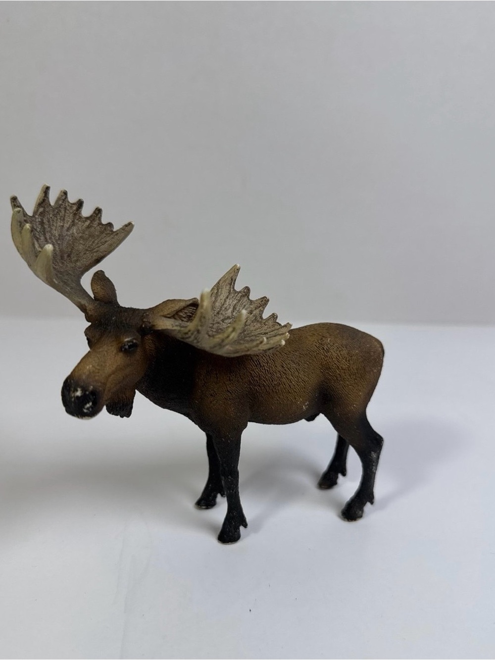 Schleich Bull Moose Wildlife Animal Figure